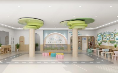 现代幼儿园3D模型下载